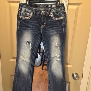 Distressed Miss Me Jeans